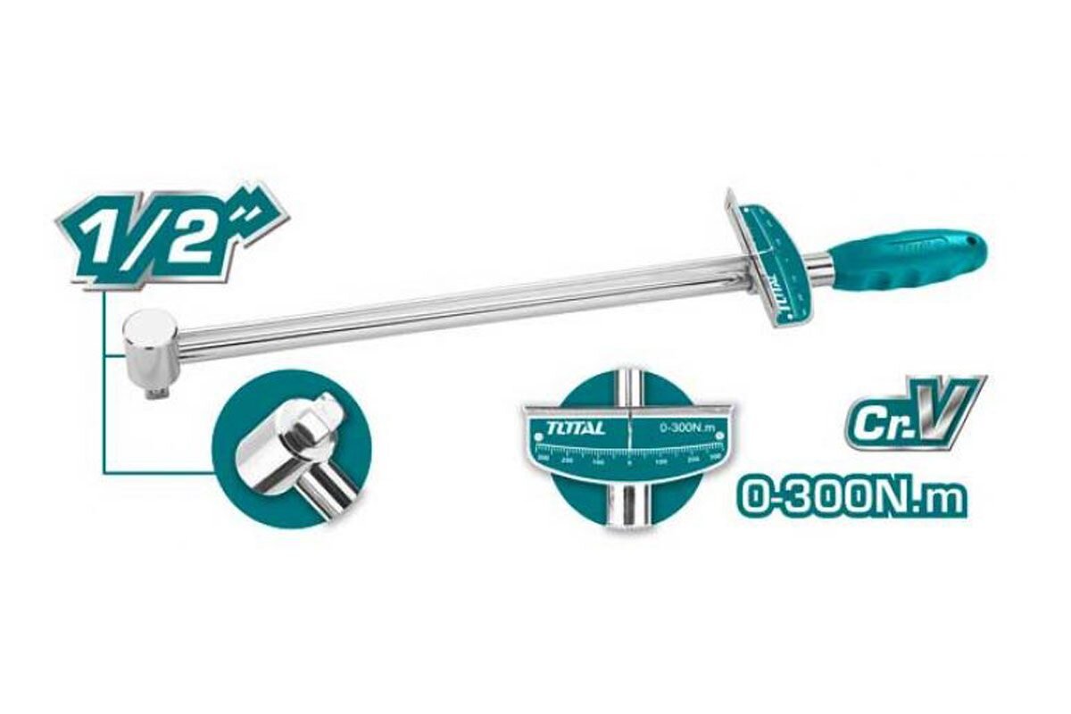 Cần siết lực 1/2in Total THPTW300N2