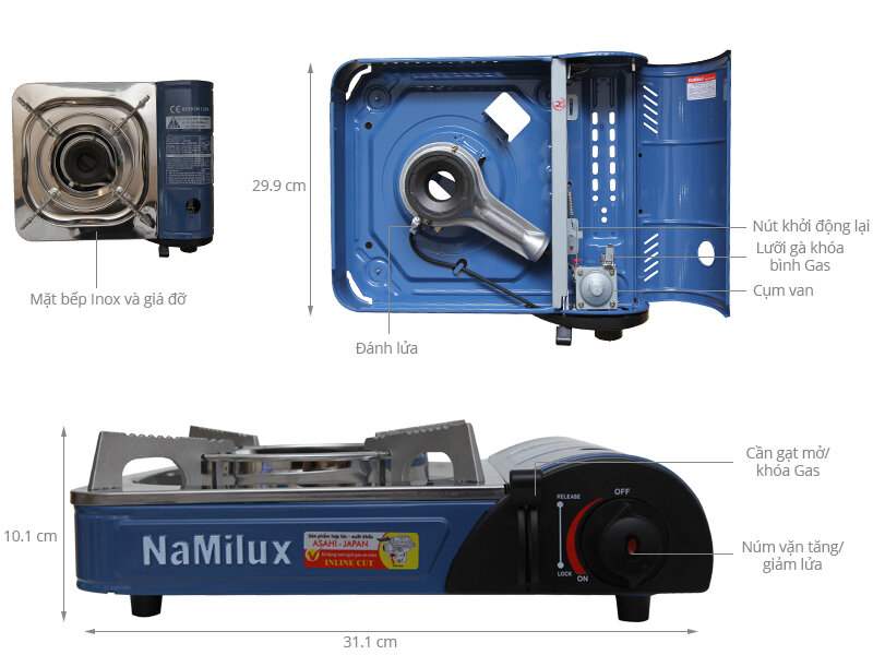 Bếp gas Namilux NH-021PS