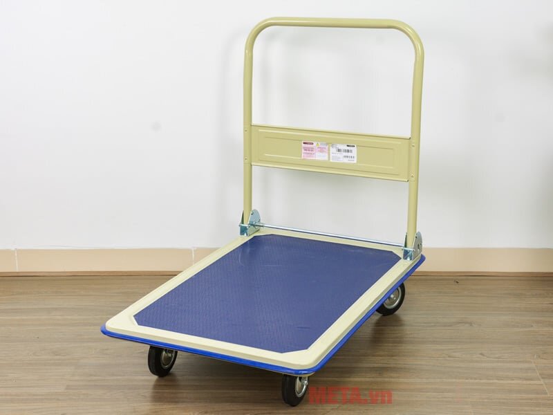 Hình ảnh xe đẩy hàng 4 bánh sàn thép 4 bánh FUJIHOME SH300 Xe đẩy hàng 4 bánh sàn thép 4 bánh FUJIHOME SH300