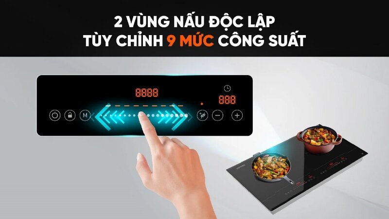 Bếp từ đôi Livotec LID-888 