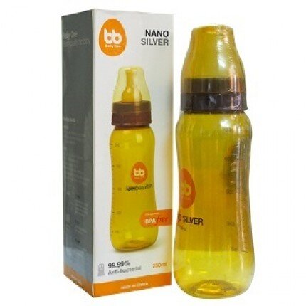 Bình sữa Nano Silver 250ml Baby One cổ hẹp  Bình sữa Nano Silver 250ml Baby One cổ hẹp