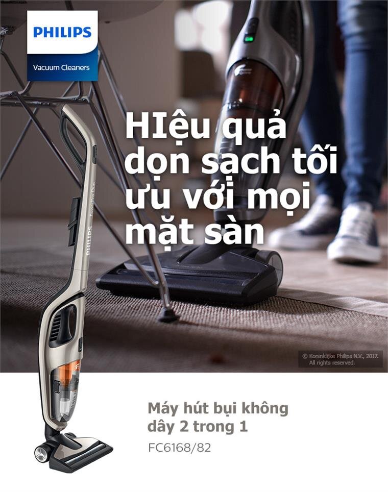 Máy hút bụi cây Philips FC6168