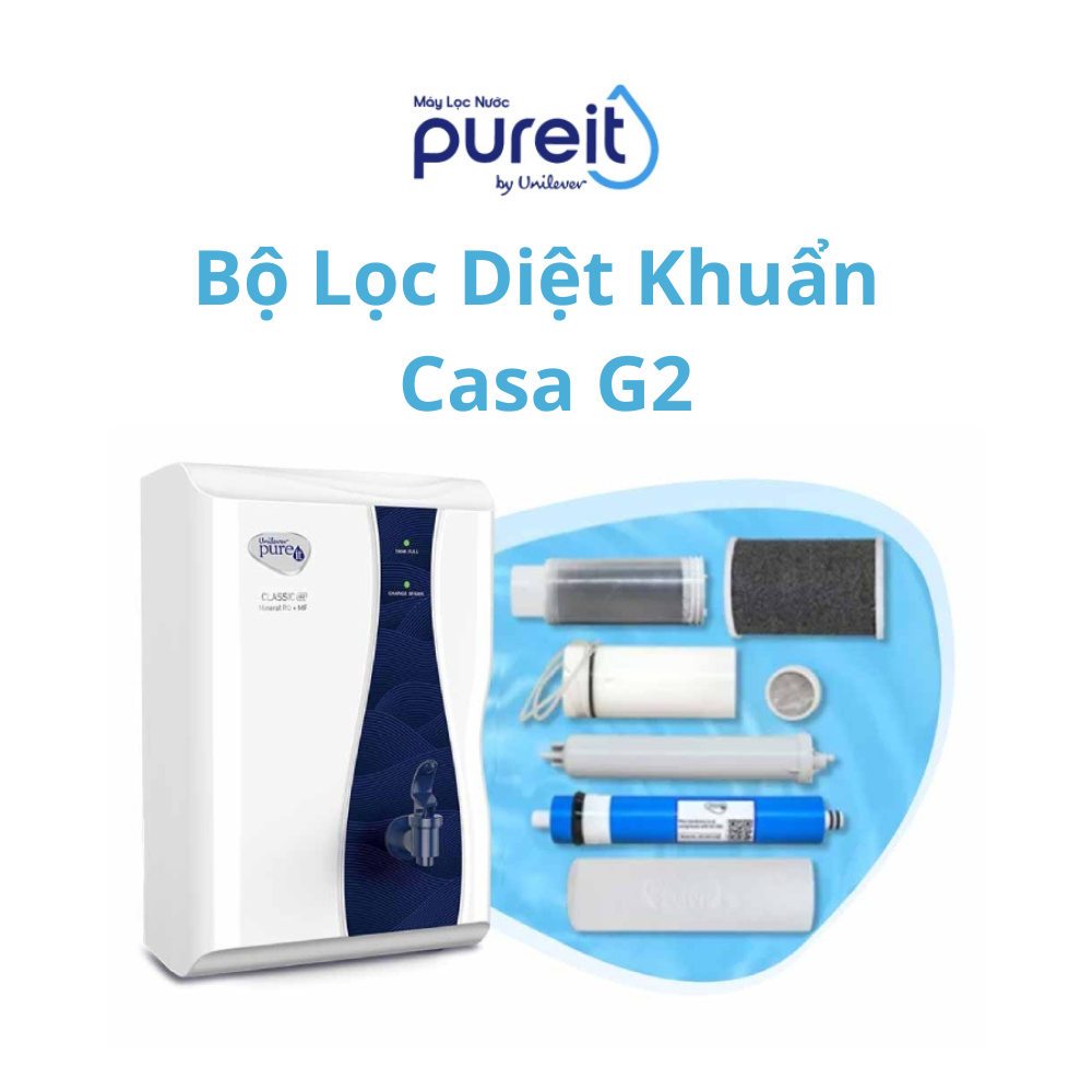 Đặc điểm bộ lọc diệt khuẩn CASA G2