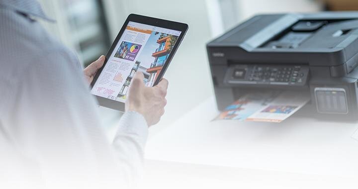 Máy in phun màu Brother MFC-T910DW (In,scan,copy,fax,Wifi) Máy in phun màu Brother MFC-T910DW (In,scan,copy,fax,Wifi)