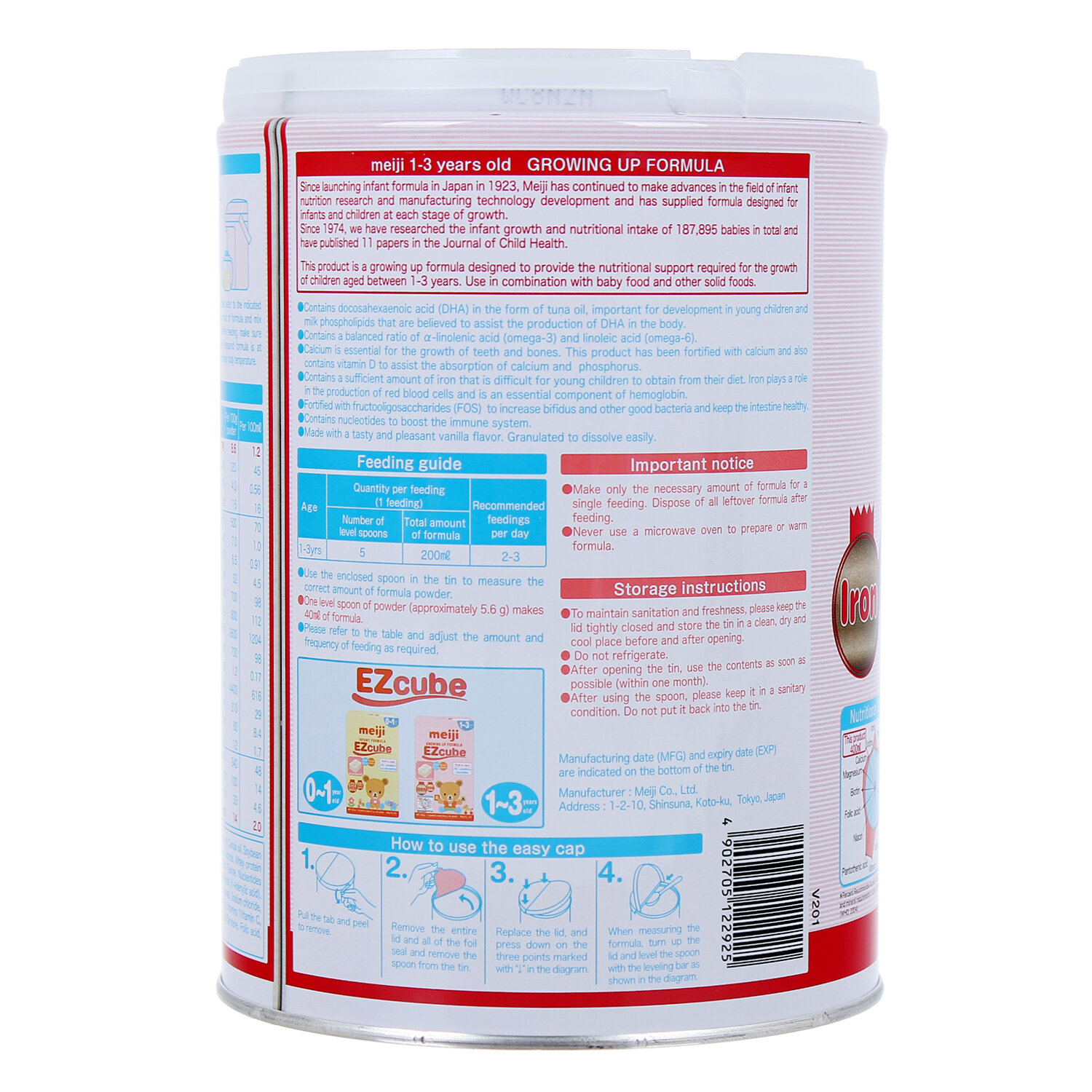  Sữa Meiji Growing Up Formula 800g (1-3 tuổi)