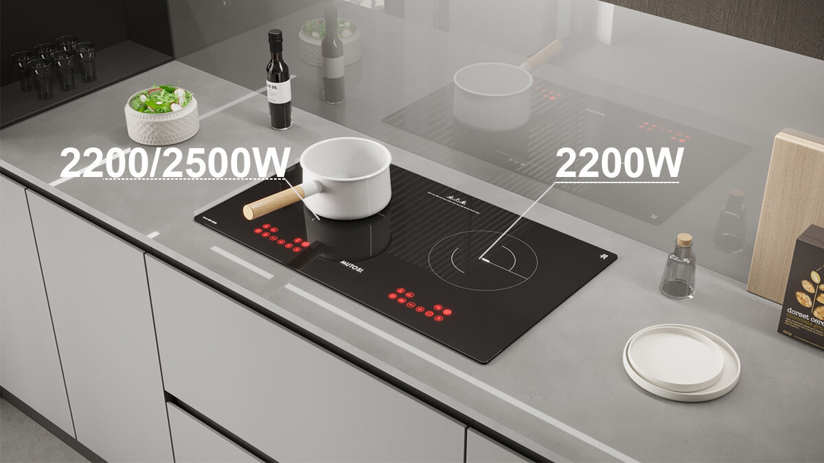 Bếp từ - Hồng ngoại Mutosi MIF-1236K tổng công suất 4700W