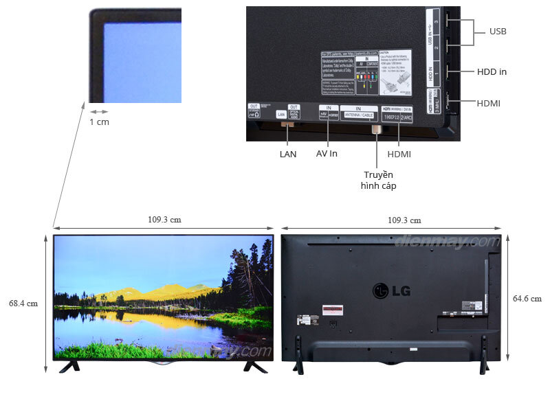 Smart Tivi LED LG 49UB820T 49 inch