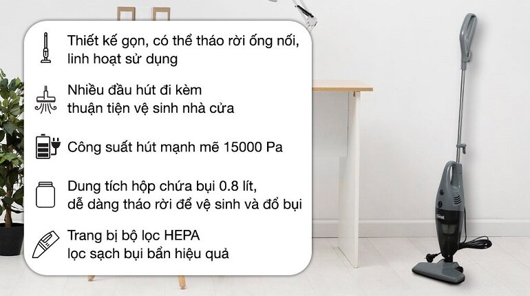 Máy hút bụi cầm tay Ferroli FVC-600H