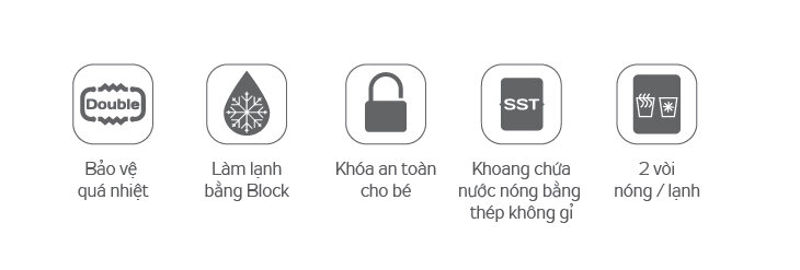 Máy lọc nước nóng lạnh KG50W2