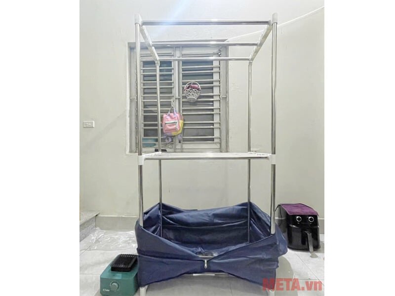 Sơ đồ lắp đặt tủ sấy quần áo đa năng Saiko CD-1900