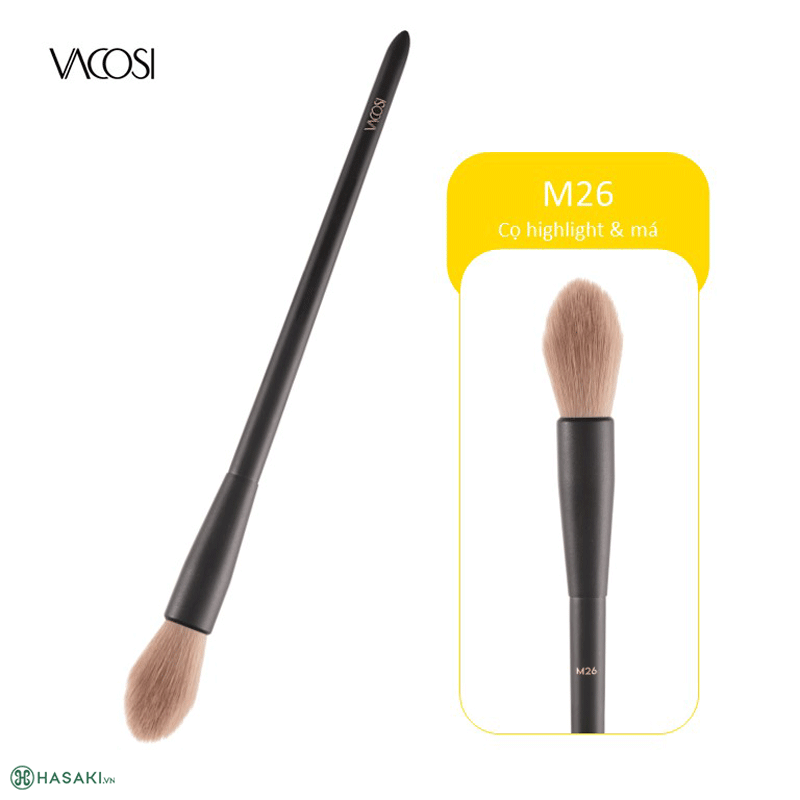 Cọ Highlight & Má Vacosi Tapered Highlighter - M26 