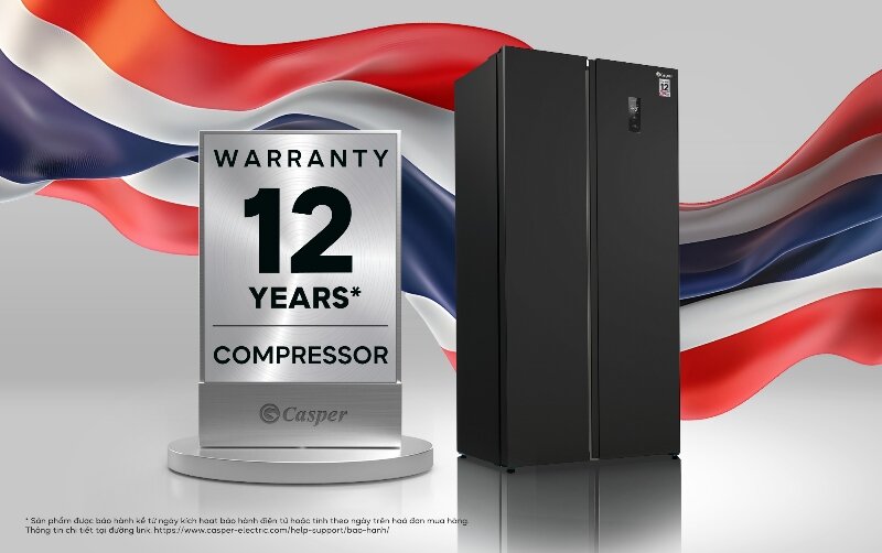 Tủ lạnh Casper Inverter 458 lít RS-E460PBS11