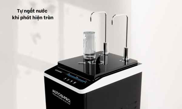 Máy lọc nước nóng lạnh Mutosi Hydrogen Pro Plus ion kiềm MP-F081-HC4H5 cảnh báo chống tràn