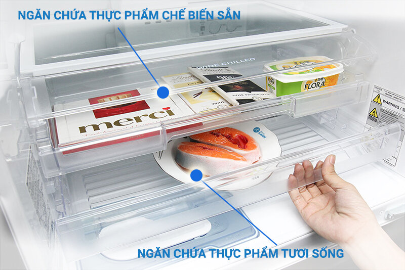 Tủ lạnh Mitsubishi Electric 326 lít MR-CX41EJ-BRW-V