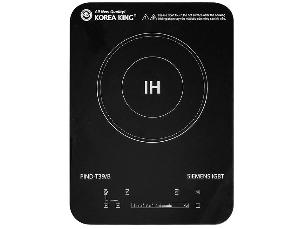 Hình ảnh bếp điện từ đơn Korea King PIND-T39/B Hình ảnh bếp điện từ đơn Korea King PIND-T39/B