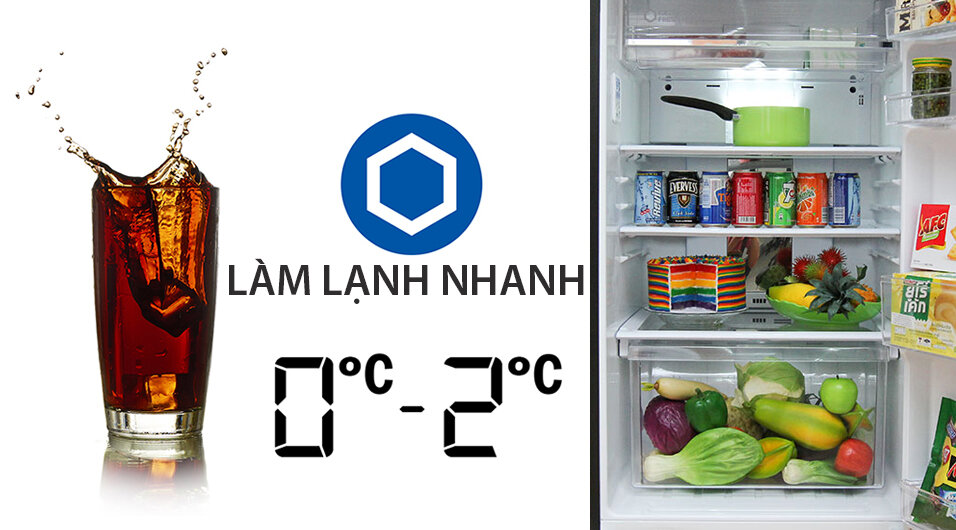 Tủ lạnh Sharp 397 lít SJ-XP400PG BK Tủ lạnh Sharp 397 lít SJ-XP400PG BK