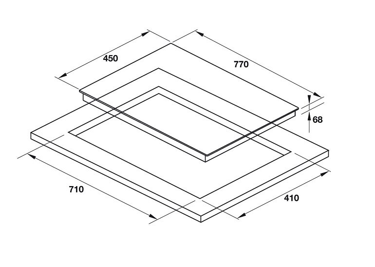 Bếp từ âm 2 vùng nấu Hafele HC-I772A