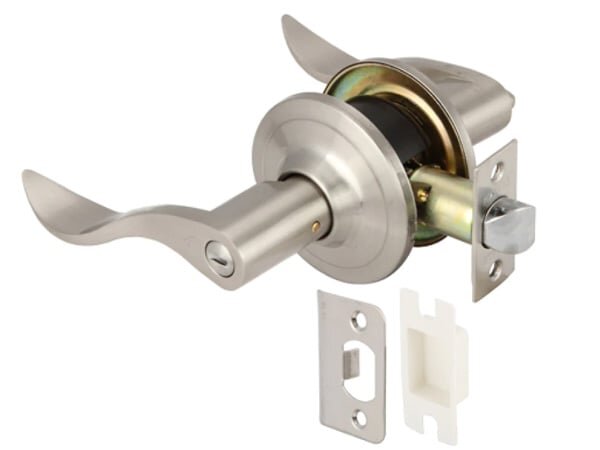 Hình ảnh bộ khóa tay nắm gạt cửa Toilet Hafele 489.10.198 Hình ảnh bộ khóa tay nắm gạt cửa Toilet Hafele 489.10.198