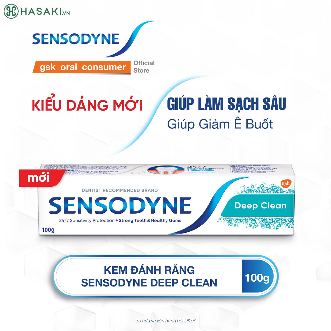 Kem Đánh Răng Sensodyne Deep Clean
