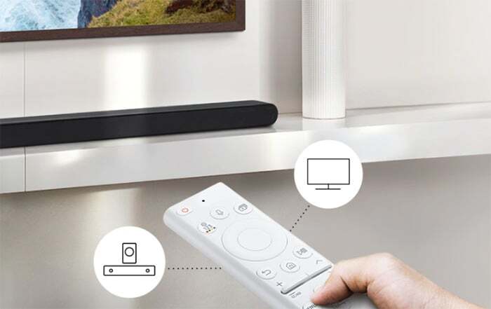 Loa thanh Samsung HW-S800B/XV trang bị điều khiển One Remote Loa thanh Samsung HW-S800B/XV