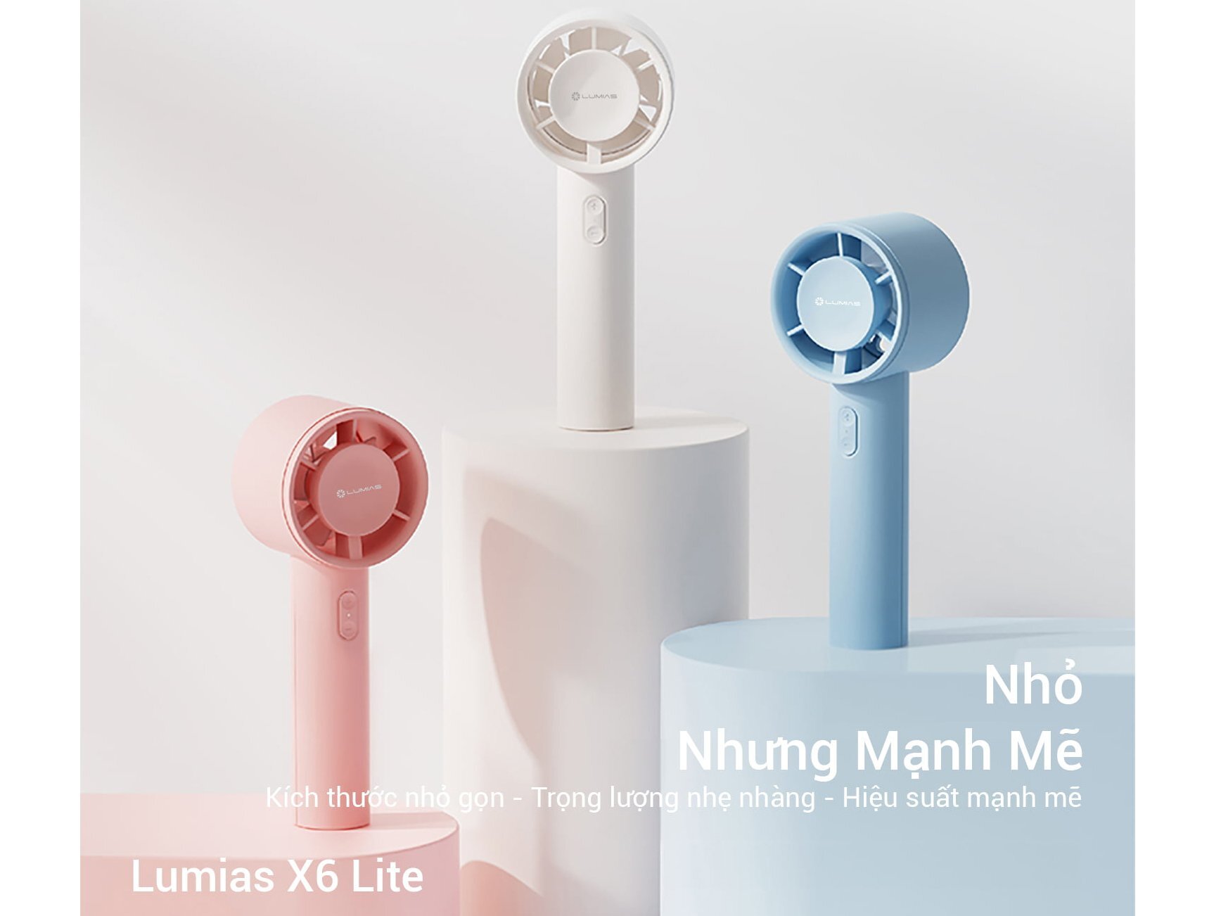 Quạt tích điện Lumias X6 Lite