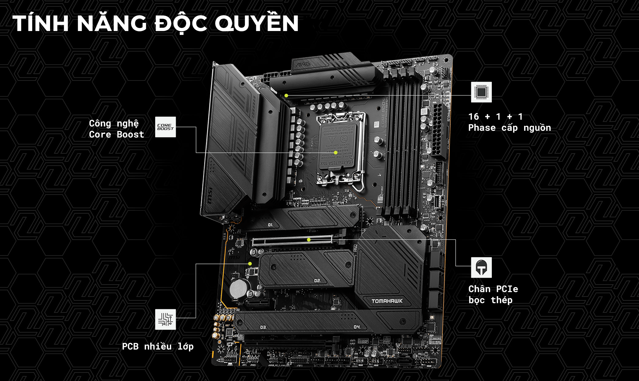 Mainboard MSI MAG Z790 TOMAHAWK WIFI DDR4 