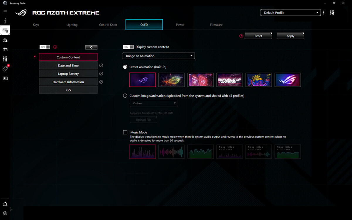 Bàn phím cơ gaming không dây ASUS ROG Azoth Extreme 23