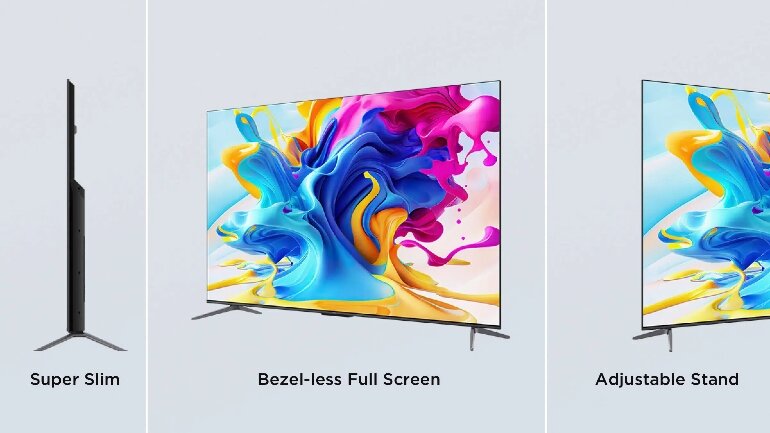 Google tivi QLED TCL 4K 65 inch 65Q646 thiết kế