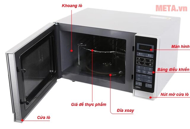 Lò vi sóng điện tử có nướng Sharp R-G572VN-S 25 lít