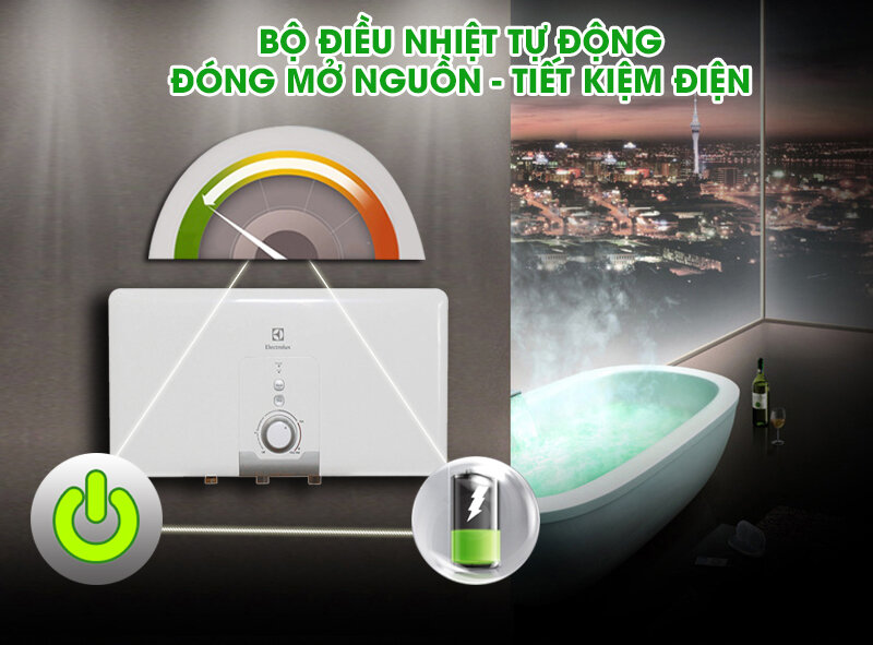 Máy nước nóng Electrolux EWS30DDX-DW 30 lít Máy nước nóng Electrolux EWS30DDX-DW 30 lít