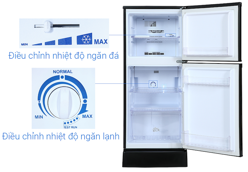 Tủ lạnh Funiki 120 lít HR T6120TDG 3 Tủ lạnh Funiki 120 lít HR T6120TDG có ngăn chứa trái cây, rau củ chuyên biệt tự điều chỉnh độ ẩm (ảnh: dienmayxanh).