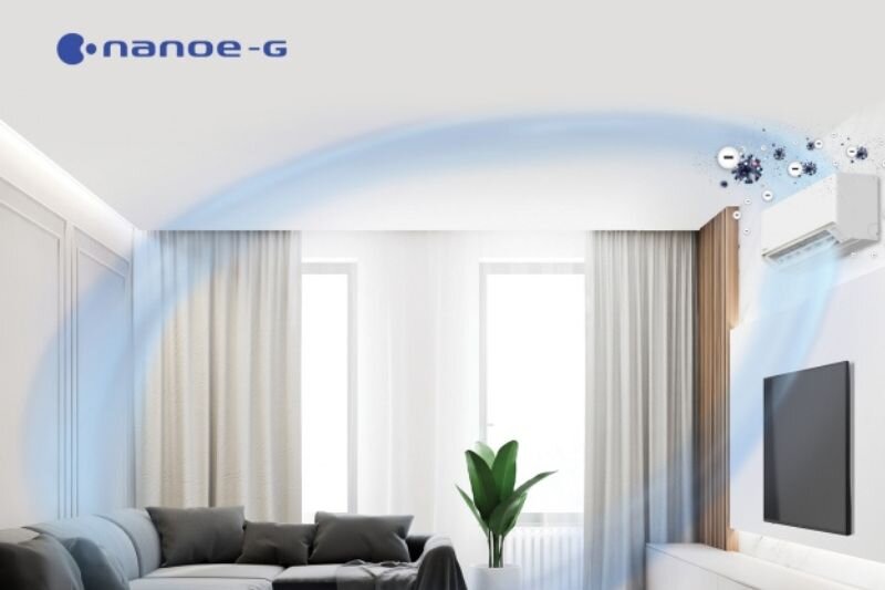 Điều hoà Panasonic Inverter 9000 BTU 1 chiều CU/CS-RU9AKH-8 gas R-32