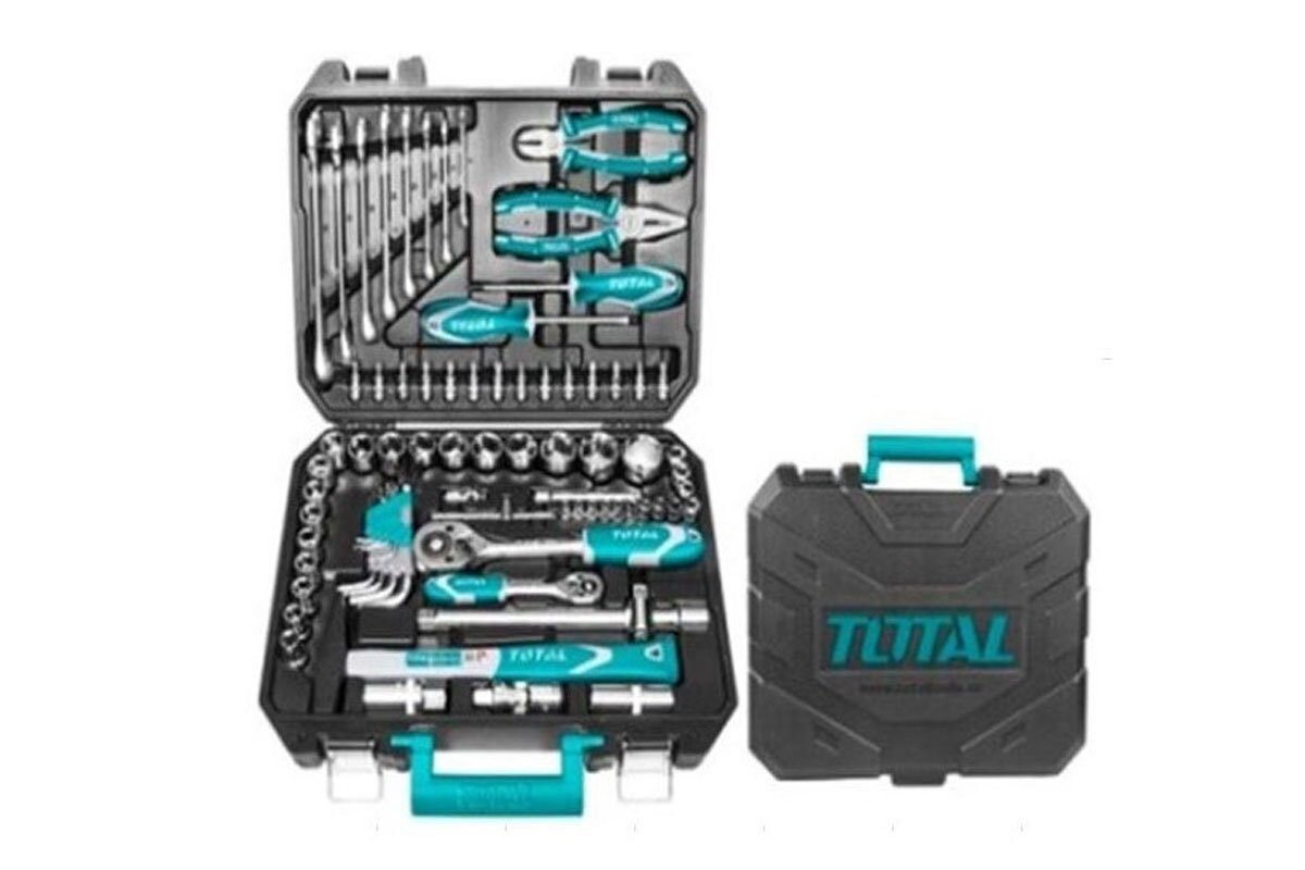 Bộ đồ nghề cầm tay 77 chi tiết Total THKTHP20776