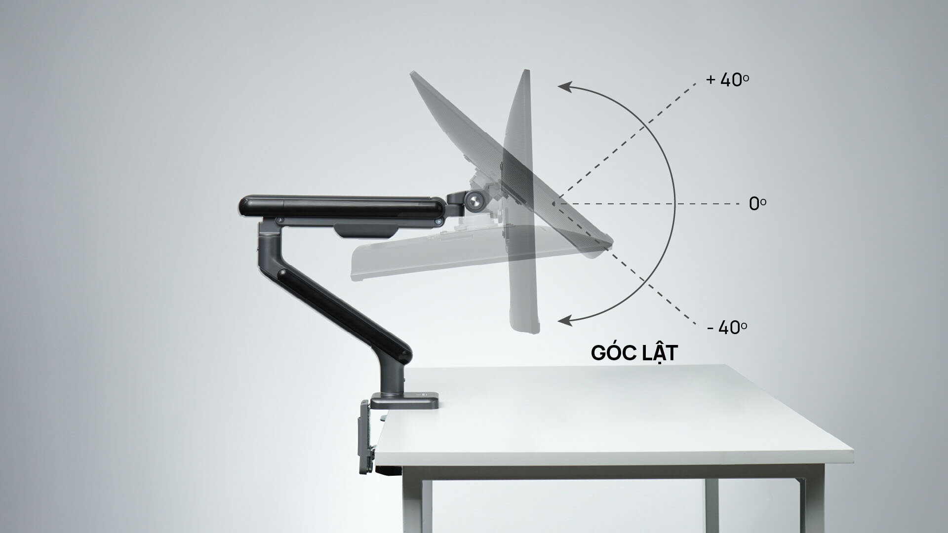 Giá đỡ màn hình HyperWork A1C Màu Trắng 13