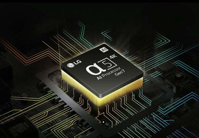Bộ xử lý alpha 5 Gen 7 AI 4K tối ưu âm thanh, hình ảnh Bộ xử lý alpha 5 Gen 7 AI 4K tối ưu âm thanh, hình ảnh