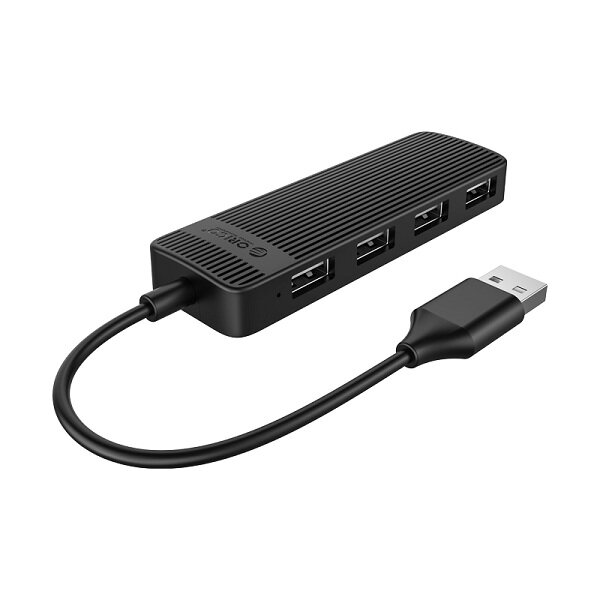 Bộ chia USB Hub 4 cổng USB 2.0, Đen, ORICO FL02-BK-BP-HW 2