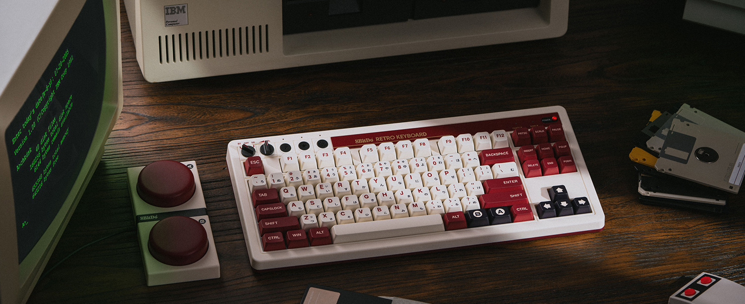 Bàn phím cơ 8BitDo Retro Mechanical Keyboard - FAMI Edition 1