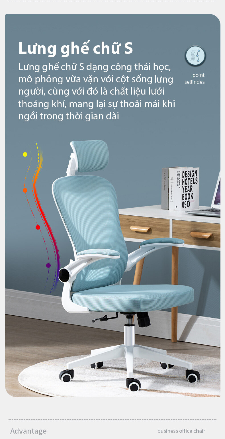 Ghế công thái học Legion YT030 Black 5