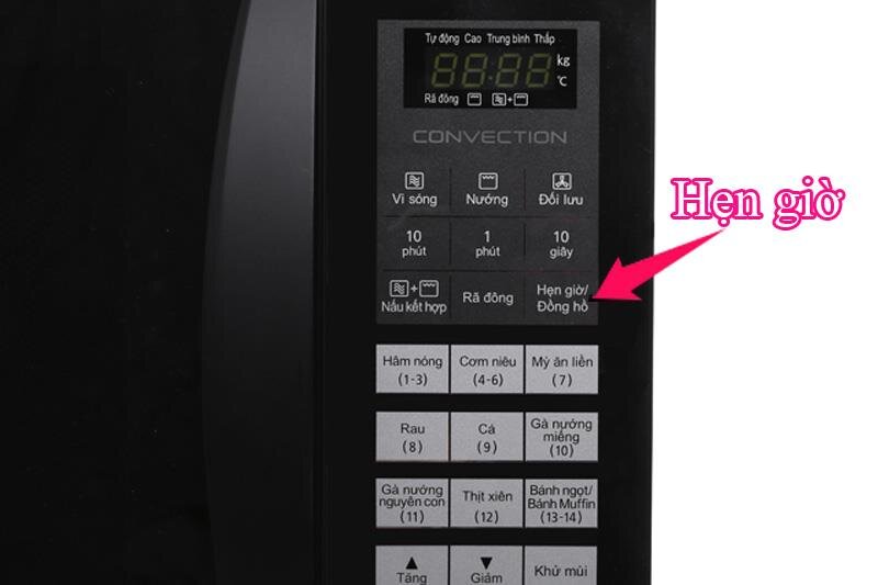 Lò vi sóng điện tử nướng đối lưu 23L Panasonic NN-CT36HBYUE