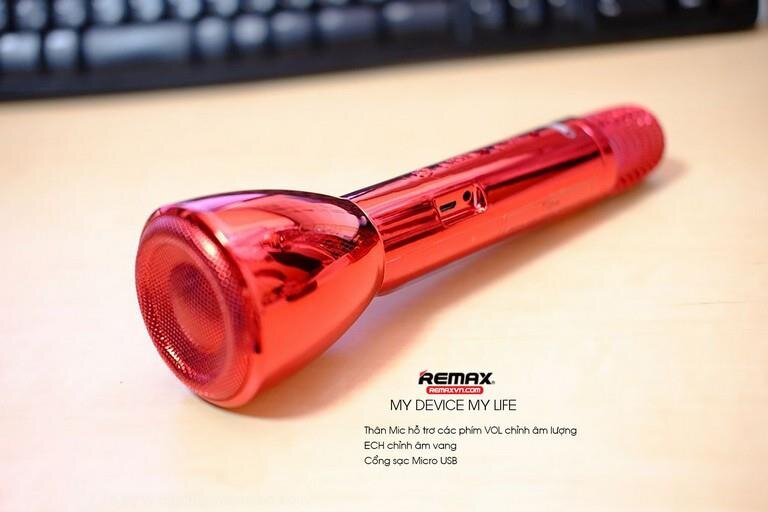 Mic Karaoke Remax Bluetooth Speaker K03
