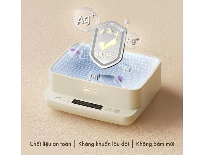 Nồi hấp có khay nước ion bạc kháng khuẩn Nồi hấp có khay nước ion bạc kháng khuẩn