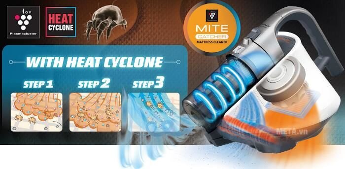 Máy hút bụi nệm và bắt rệp Sharp EC-HX100