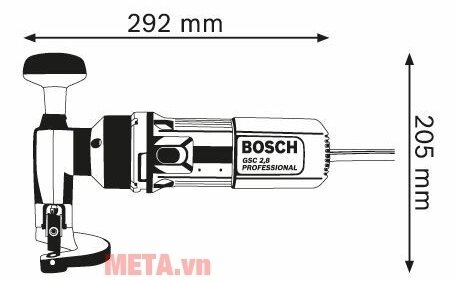 Máy cắt kim loại Bosch GSC 2.8 Máy cắt kim loại Bosch GSC 2.8