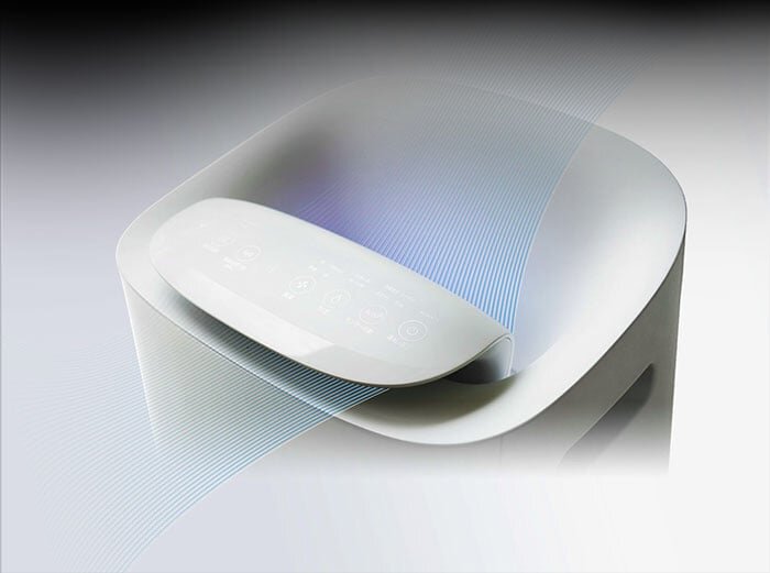 Máy lọc không khí tạo ẩm Sharp KI-L60V-W vận hành với công suất mạnh mẽ