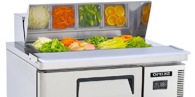 Bàn lạnh Skipio 1 cánh SHR9-1 bảo quản được nhiều loại thực phẩm đa dạng