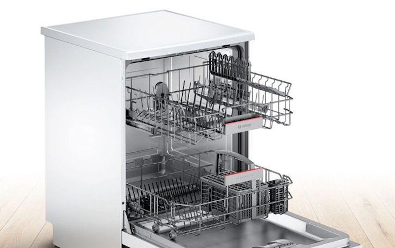 máy rửa bát Bosch 12 bộ SMS46GW01P còn được trang bị nhiều tiện ích hữu ích