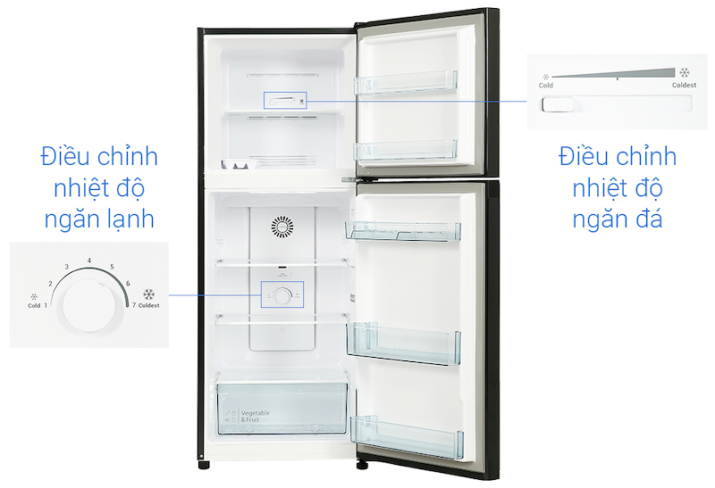 Tủ lạnh Hitachi Inverter 210 lít HRTN5230MUVN đi kèm với khay đá di động