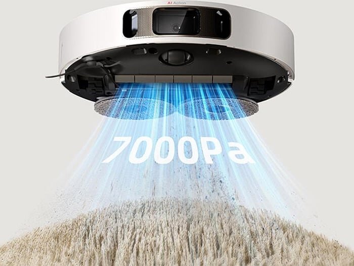 Robot có lực hút mạnh tới 7000Pa 