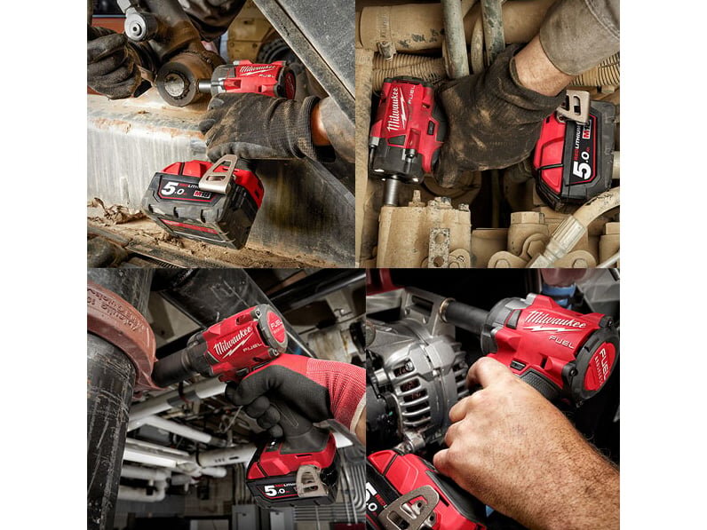 Hình ảnh sử dụng thân máy siết bu lông Milwaukee M18 FIW212-0X0 Thân máy siết bu lông Milwaukee M18 FIW212-0X0
