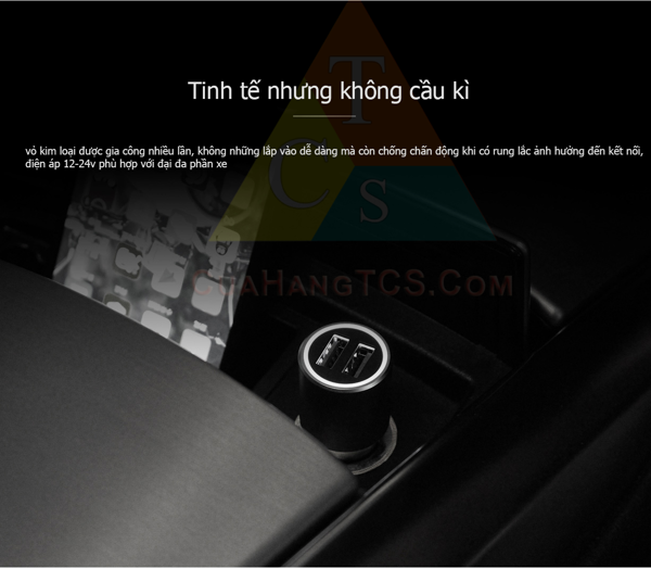 Sạc nhanh ô tô Xiaomi Quick charge 3.0